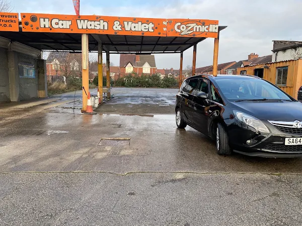 Sparkling hand car wash