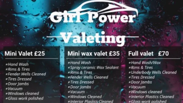 Girl power MOBILE Valeting