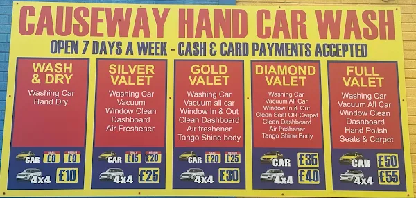 Causeway hand carwash