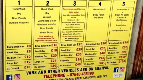 Hand Car Wash Gorleston