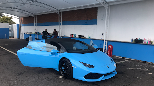 Blue carwash