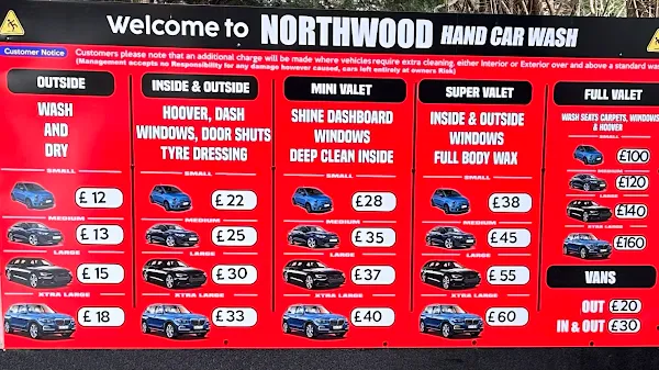 Hand Car Wash Northwood